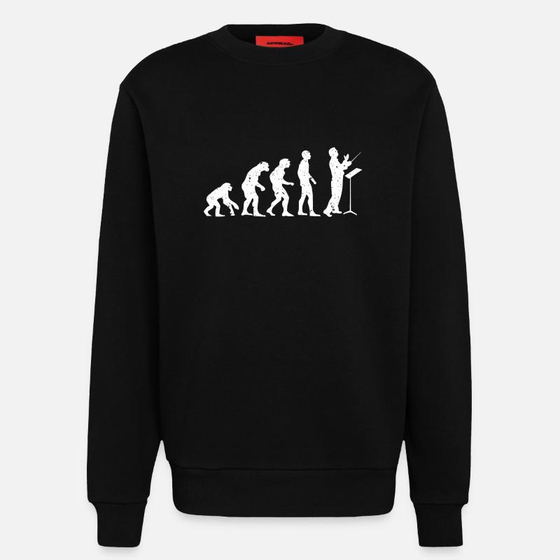 EVOLUTION CONDUCTEURS! - Sweat bio décontracté fabriqué en UE - SOLID BLACK