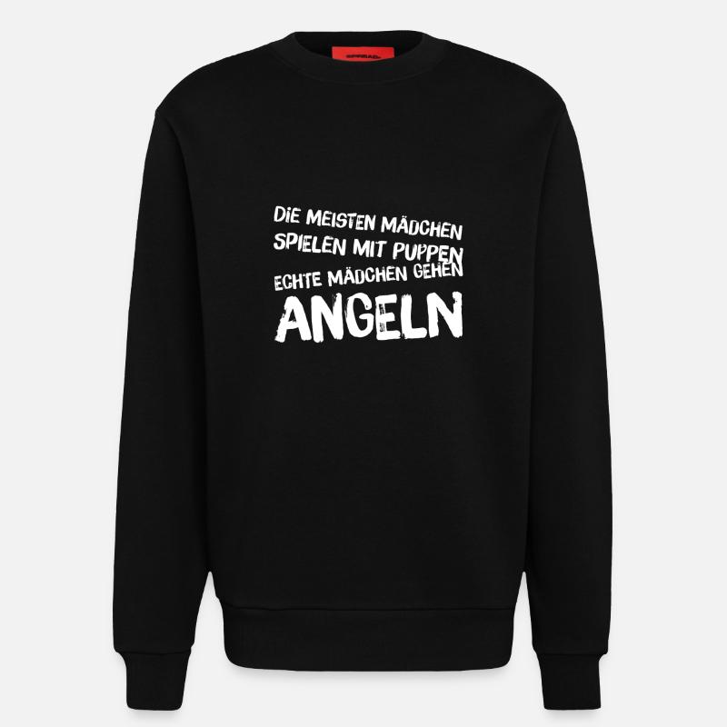 fischen - Sweatshirt - made by SPREAD  - SOLID BLACK