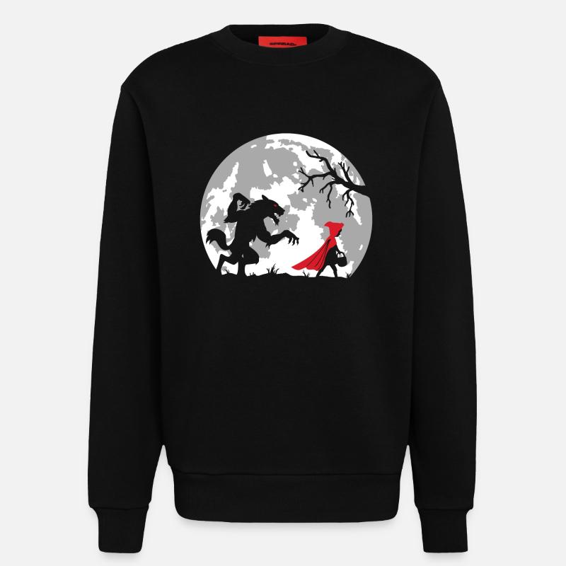 Die Rotkäppchen - Sweatshirt - made by SPREAD  - SOLID BLACK