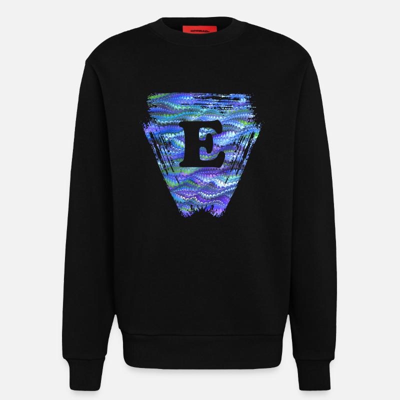 Triangle E 103 E - Sweatshirt - made by SPREAD  - SOLID BLACK