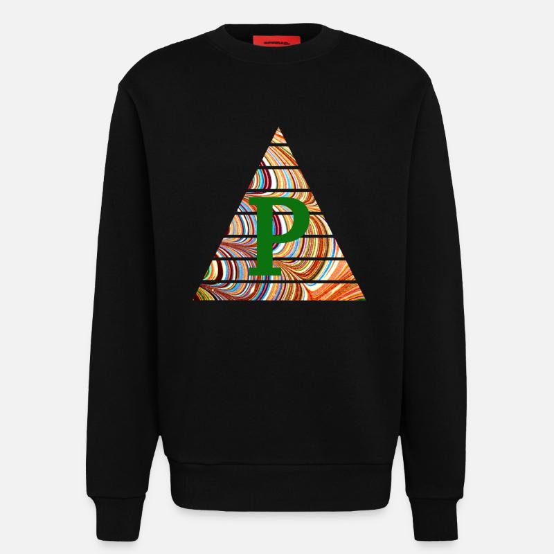 Triangle E 56 P - Sweat bio décontracté fabriqué en UE - SOLID BLACK