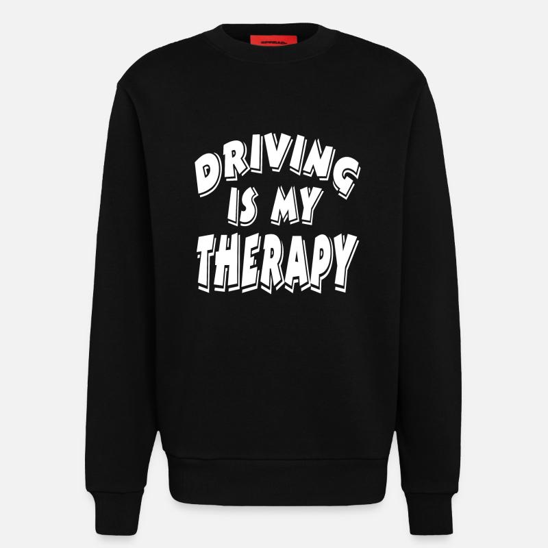 Auto - Sweatshirt - made by SPREAD  - SOLID BLACK