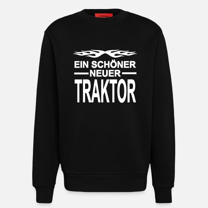 Traktor - Sweatshirt - made by SPREAD  - SOLID BLACK