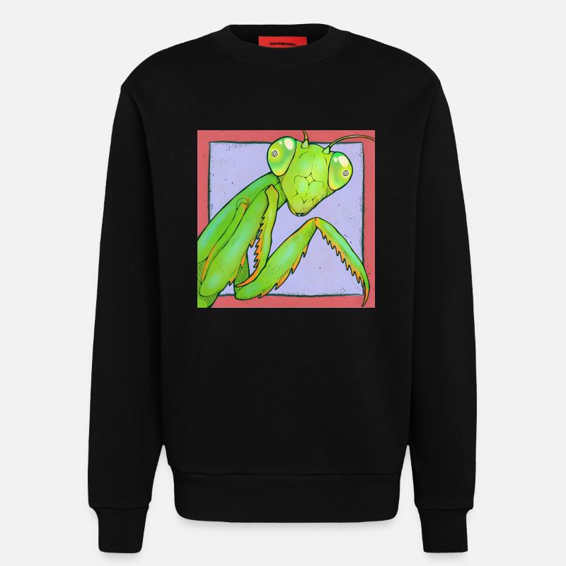 Die Gottesanbeterin - Sweatshirt - made by SPREAD  - SOLID BLACK