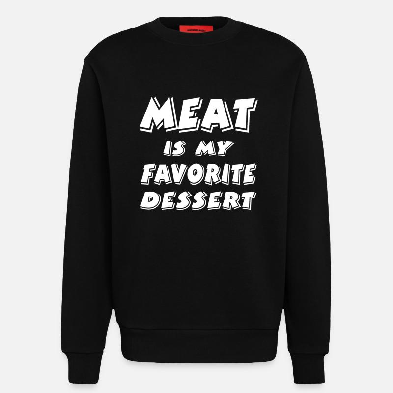 Fleisch - Sweatshirt - made by SPREAD  - SOLID BLACK