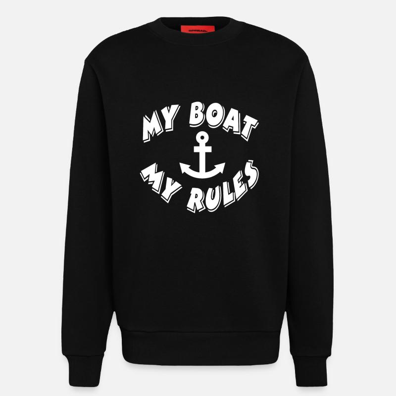 Boot - Sweatshirt - made by SPREAD  - SOLID BLACK