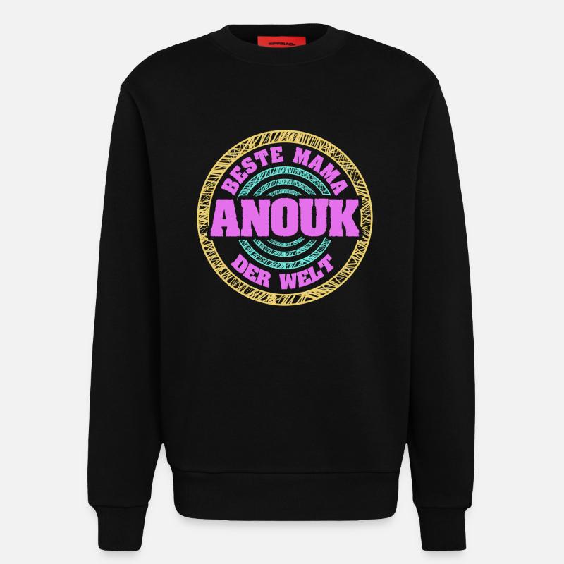 Mutter Anouk - Sweatshirt - made by SPREAD  - SOLID BLACK