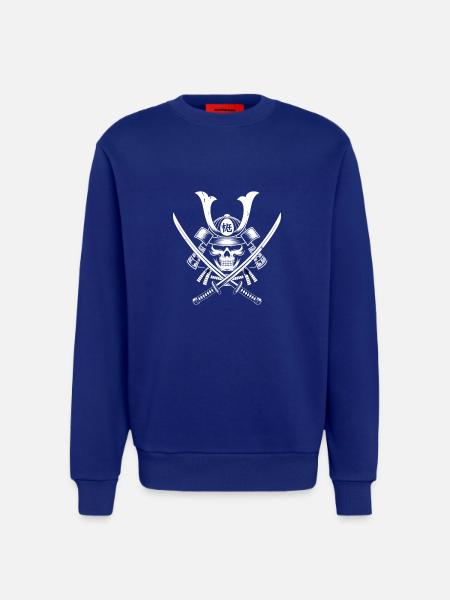 Japanese Samurai Warrior - Sweatshirt - made by SPREAD - SOLID BLACK