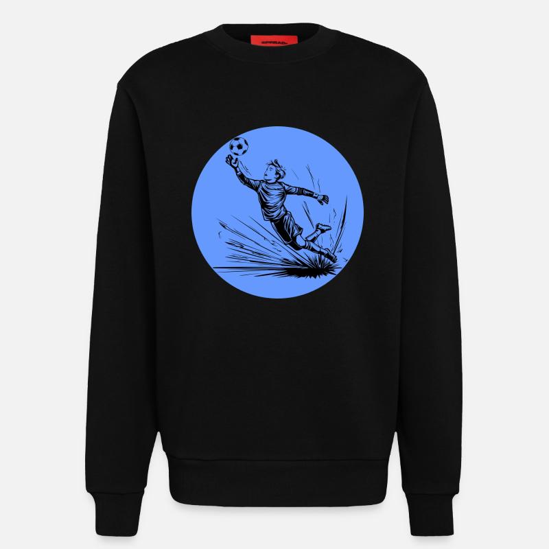Goalkeeper - Sweatshirt - made by SPREAD  - SOLID BLACK