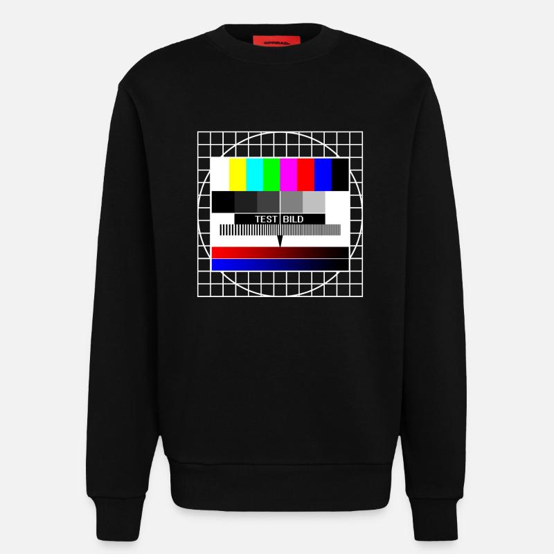 testbild - Sweat bio décontracté fabriqué en UE - SOLID BLACK