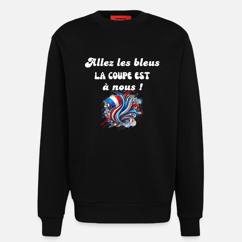 The cup is ours! - Sweatshirt - made by SPREAD - SOLID BLACK