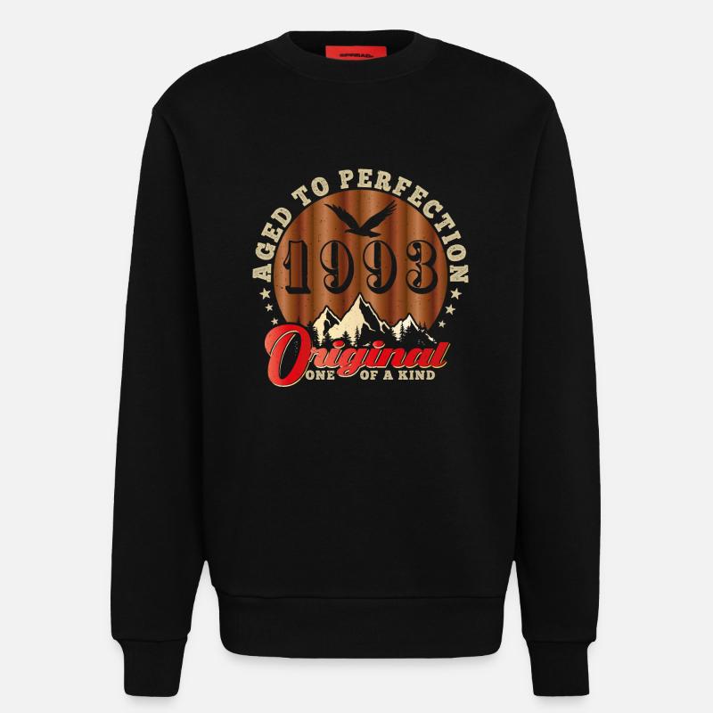 Ikonisches Jubiläum 1993 - Sweatshirt - made by SPREAD  - SOLID BLACK