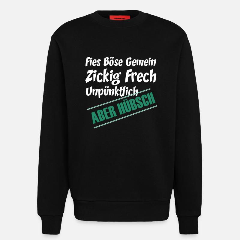 Frech - Sweatshirt - made by SPREAD  - SOLID BLACK