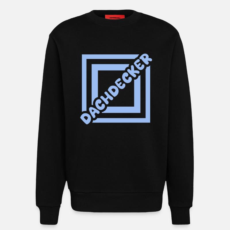 Dachdecker - Sweatshirt - made by SPREAD  - SOLID BLACK
