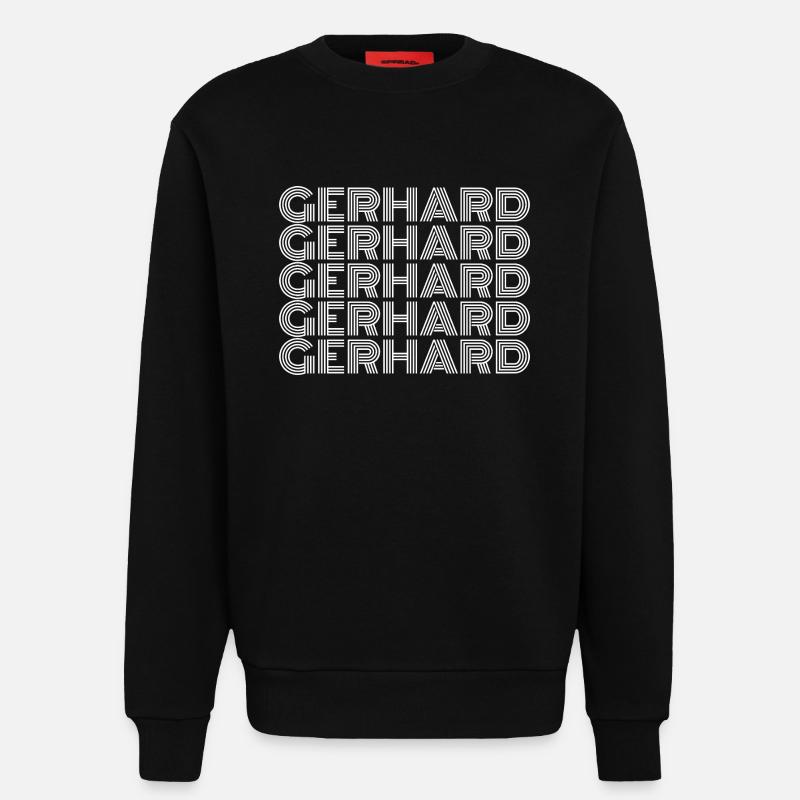Gerhard - Sweatshirt - made by SPREAD  - SOLID BLACK