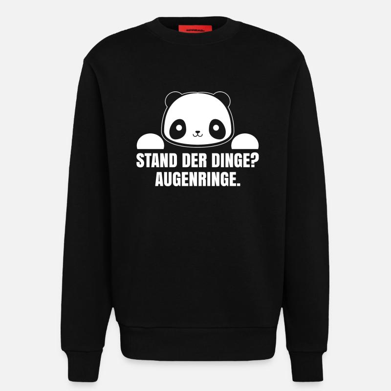 Stand der dinge - Sweatshirt - made by SPREAD  - SOLID BLACK