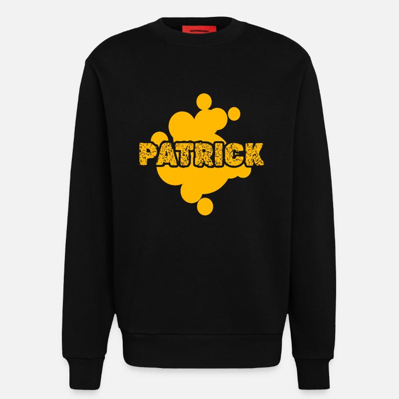 Maler Patrick - Sweatshirt - made by SPREAD  - SOLID BLACK