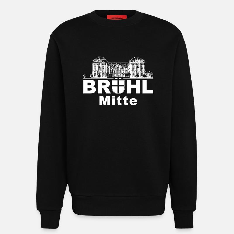 Brühl-Mitte - Sweatshirt - made by SPREAD  - SOLID BLACK