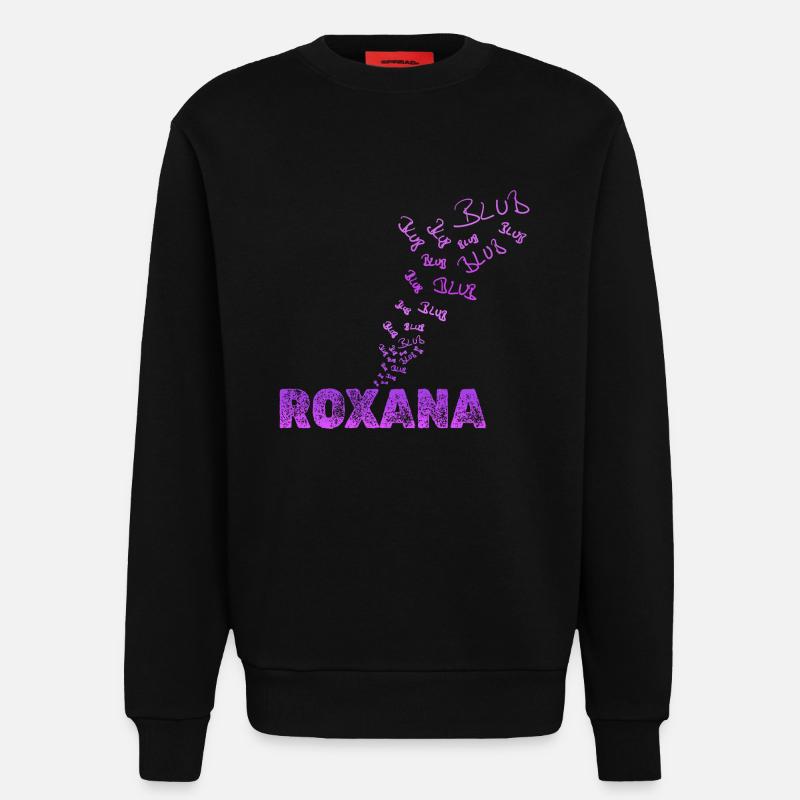 Roxana - Sweatshirt - made by SPREAD - SOLID BLACK