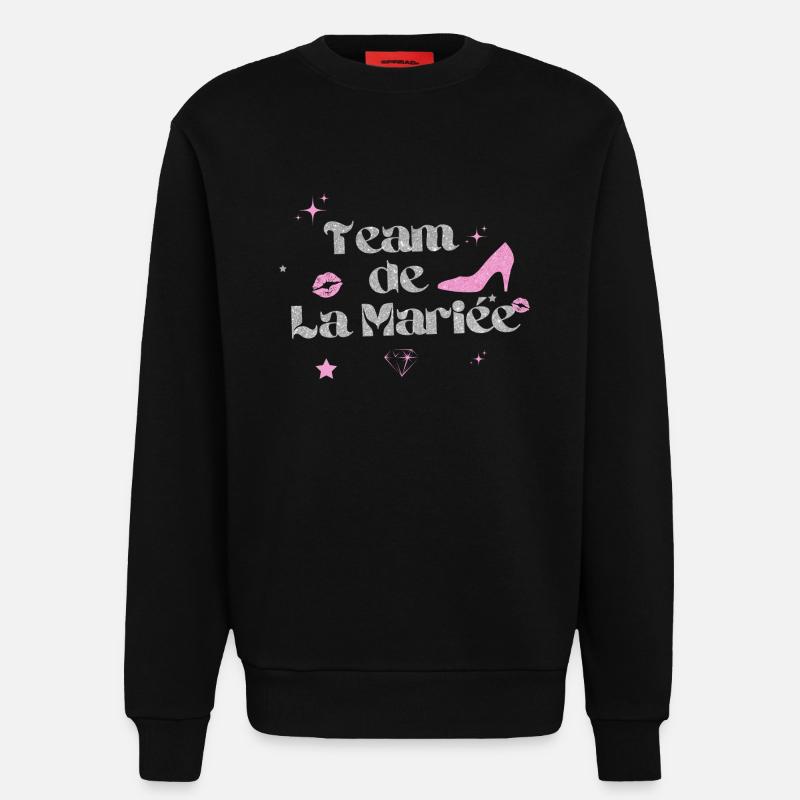 Das Team der Silberbraut - Sweatshirt - made by SPREAD  - SOLID BLACK