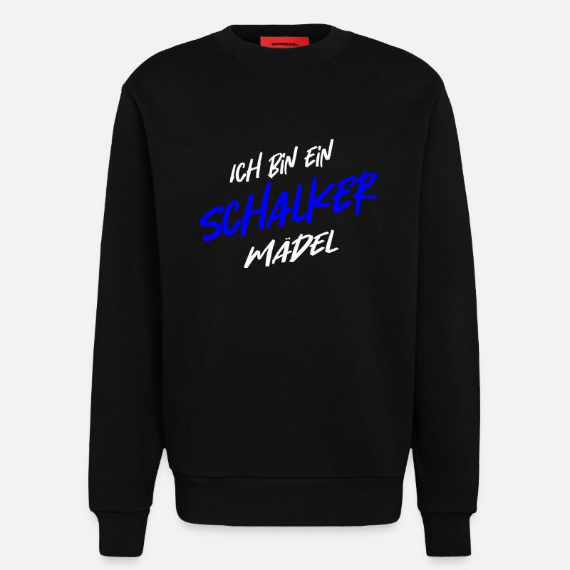 Ich bin ein Schalker Mädel - Sweatshirt - made by SPREAD  - SOLID BLACK