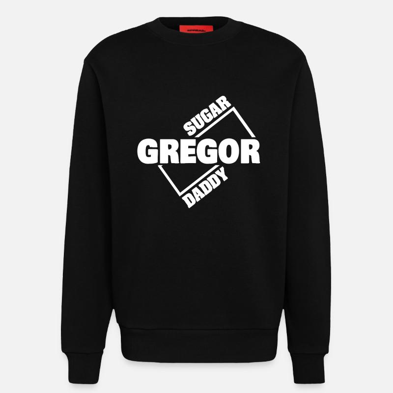 Gregor als Sugardaddy - Sweatshirt - made by SPREAD  - SOLID BLACK