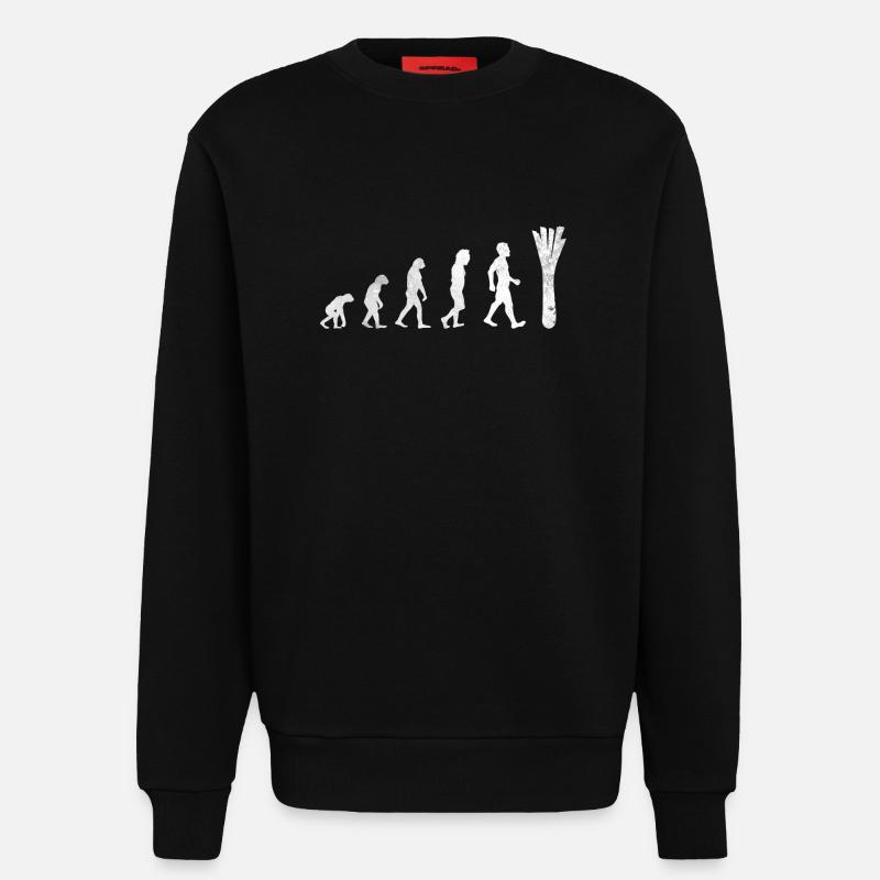 Evolution Lauch Shirt Geschenk Lustig - Sweatshirt - made by SPREAD  - SOLID BLACK
