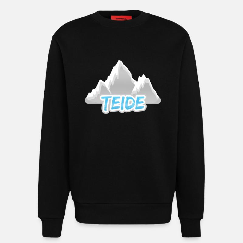 Berg Teide - Sweatshirt - made by SPREAD  - SOLID BLACK
