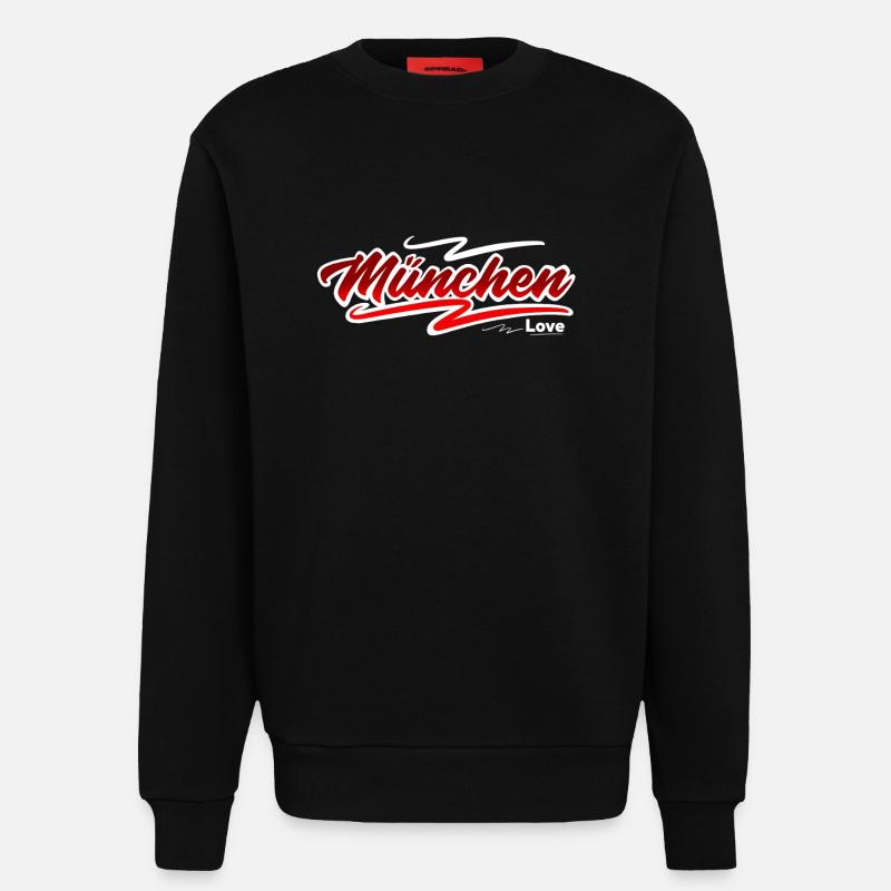 München - Sweatshirt - made by SPREAD  - SOLID BLACK