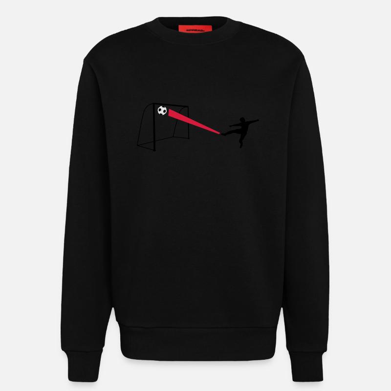 fussballtor - Sweatshirt - made by SPREAD  - SOLID BLACK