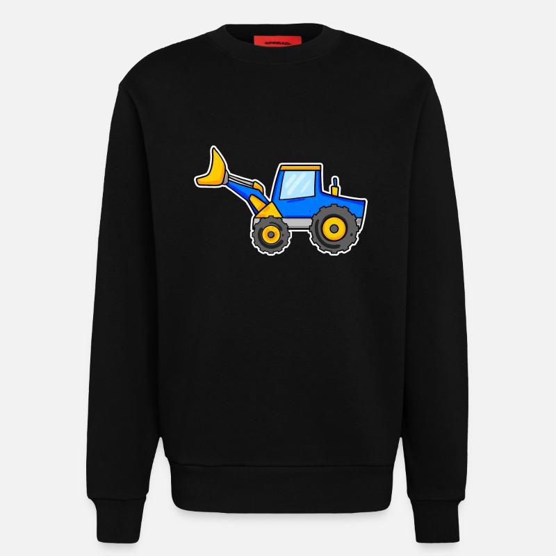 Bagger - Sweatshirt - made by SPREAD  - SOLID BLACK