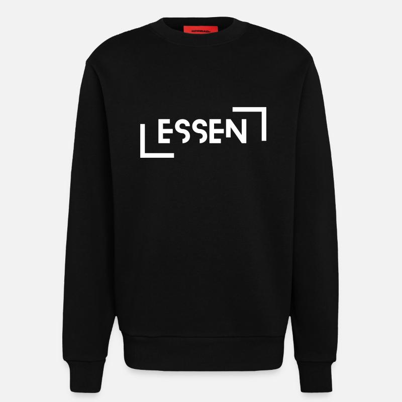 Essen - Sweatshirt - made by SPREAD - SOLID BLACK