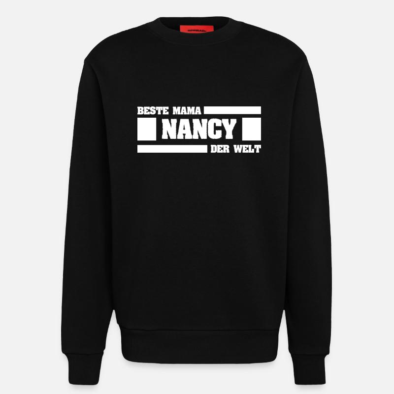 Mutter Nancy - Sweatshirt - made by SPREAD  - SOLID BLACK