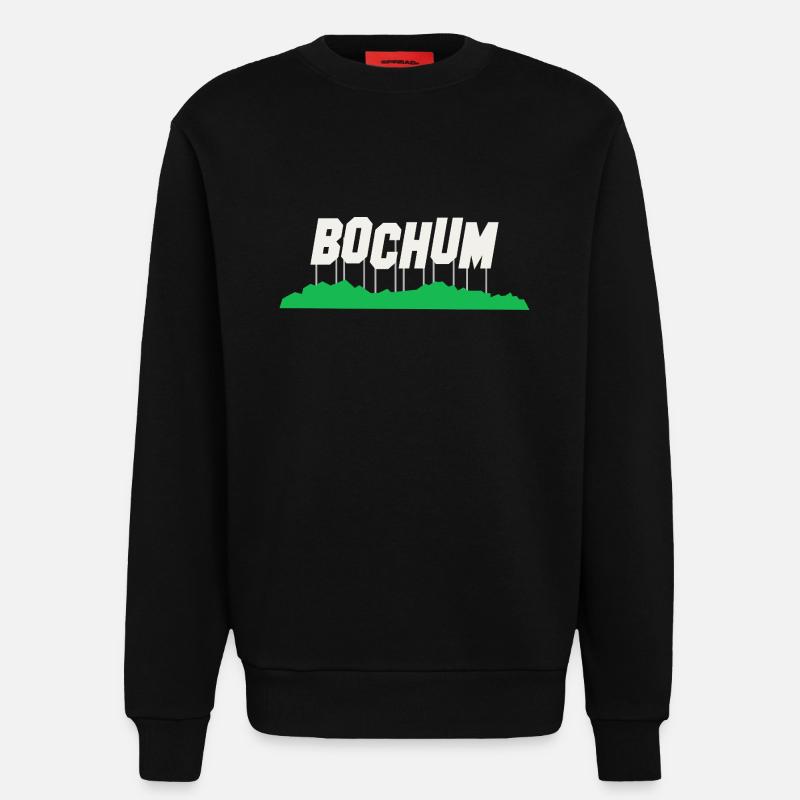 Bochum Germany Gift Idea - Sweatshirt - made by SPREAD  - SOLID BLACK