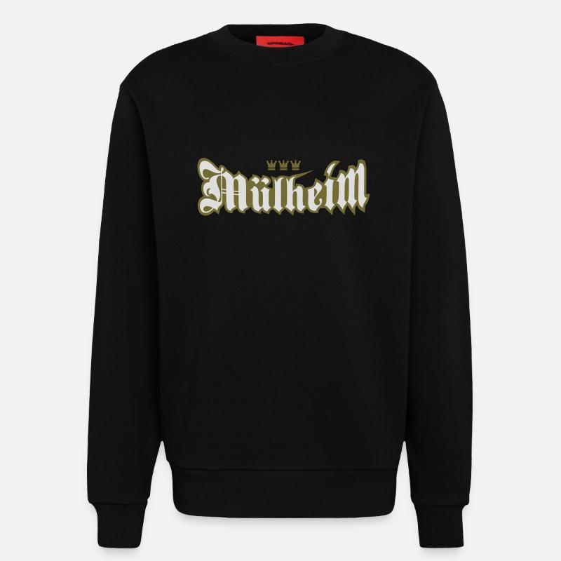 Köln-Mülheim 2 - Sweatshirt - made by SPREAD  - SOLID BLACK