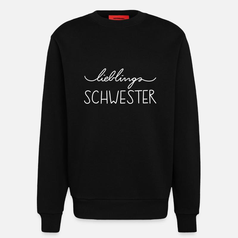LieblingsSchwester - Sweatshirt - made by SPREAD  - SOLID BLACK