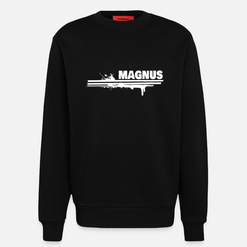 Farbklecks Magnus - Sweatshirt - made by SPREAD  - SOLID BLACK