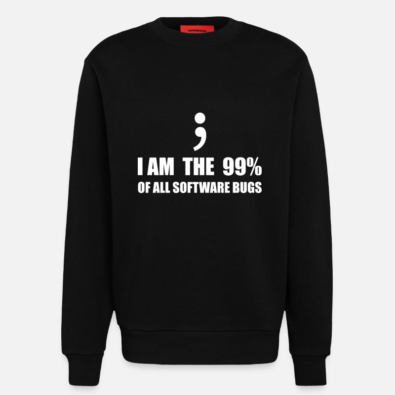 Programmeur Computer Scientist - Sweat bio décontracté fabriqué en UE - SOLID BLACK