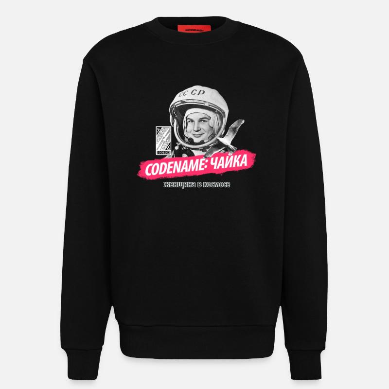 Codename: «Чайка» - Sweatshirt - made by SPREAD  - SOLID BLACK