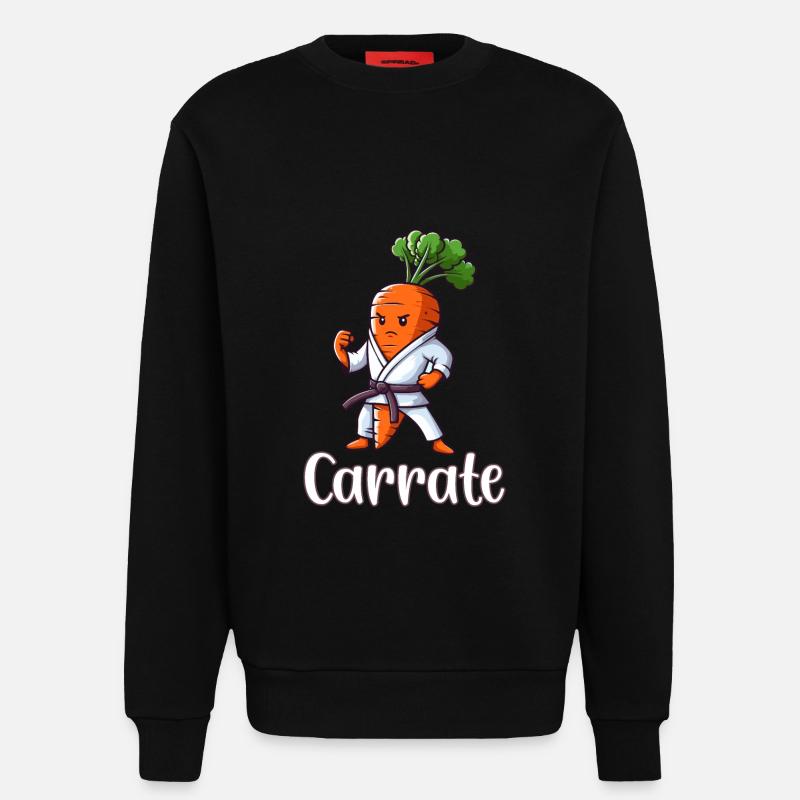 Karat - Sweatshirt - made by SPREAD  - SOLID BLACK