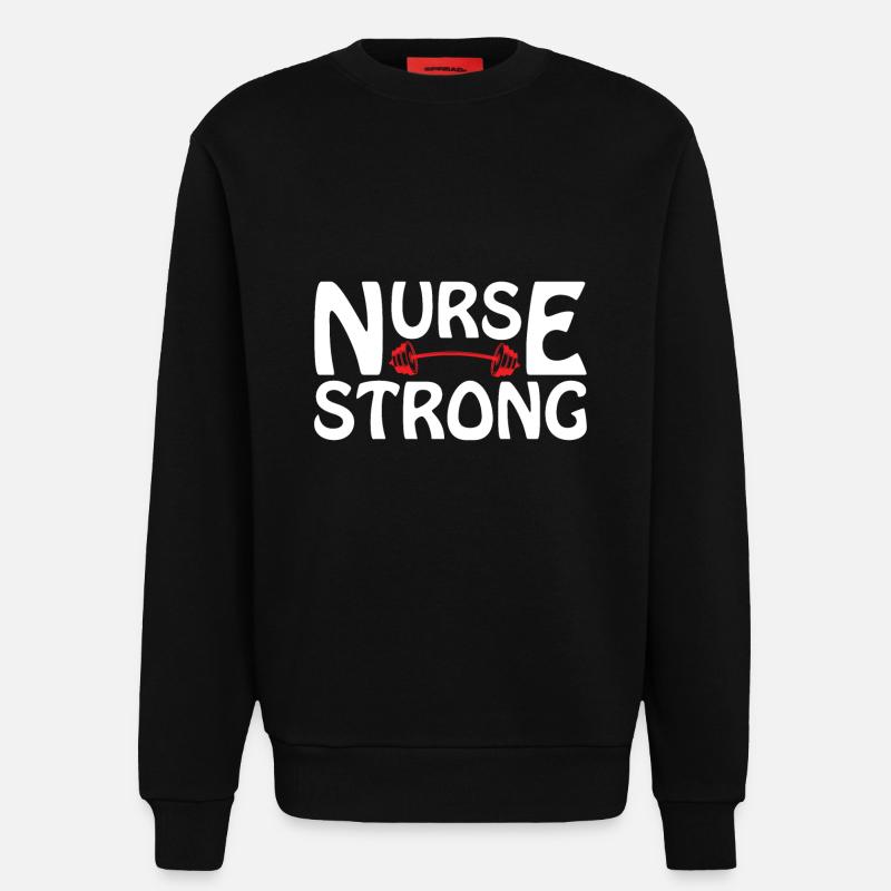 Krankenpfleger Krankenschwester - Sweatshirt - made by SPREAD  - SOLID BLACK