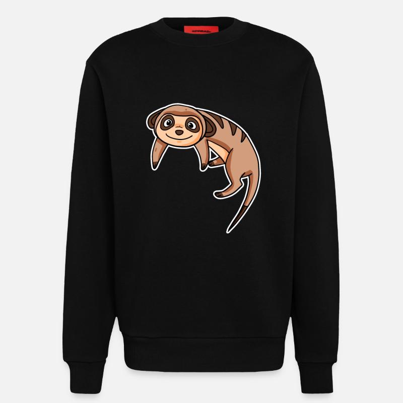 Erdmännchen - Sweatshirt - made by SPREAD  - SOLID BLACK