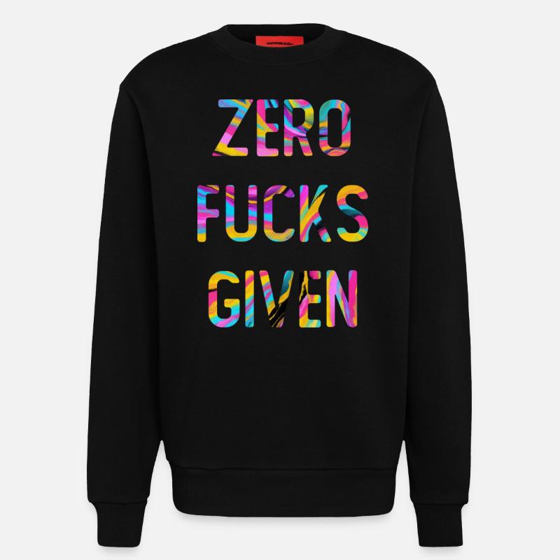 Sarkasmus Sprüche Grafik - Sweatshirt - made by SPREAD  - SOLID BLACK