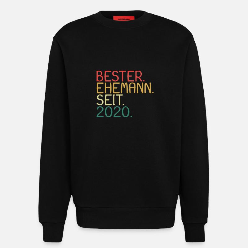 Bester Ehemann seit 2020 - Sweatshirt - made by SPREAD  - SOLID BLACK