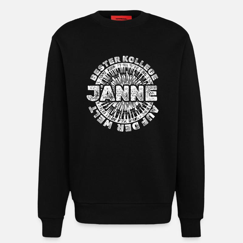 Gift for copy - Sweatshirt - made by SPREAD  - SOLID BLACK