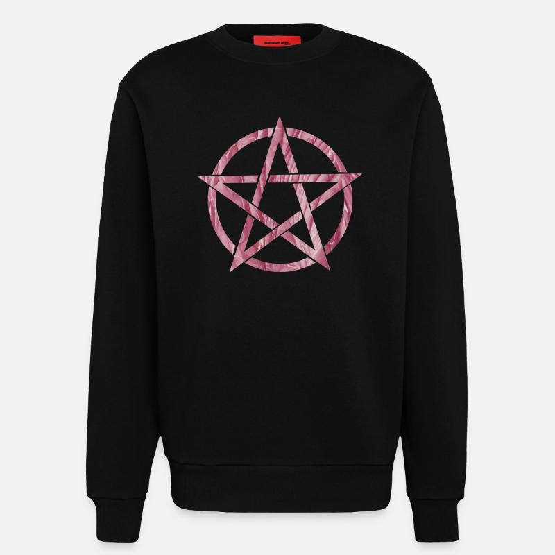 pentagramm e 229 - Sweatshirt - made by SPREAD  - SOLID BLACK