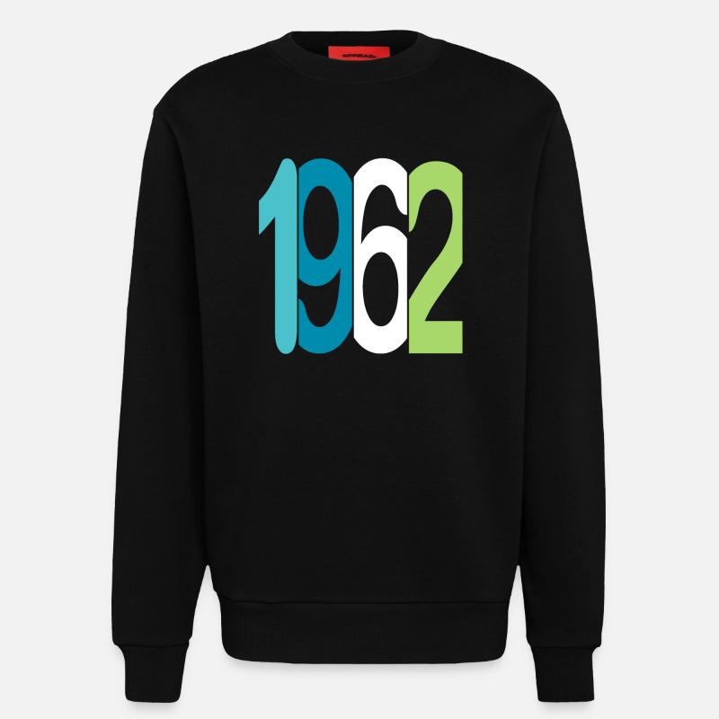 Established 1962 - Sweatshirt - made by SPREAD  - SOLID BLACK