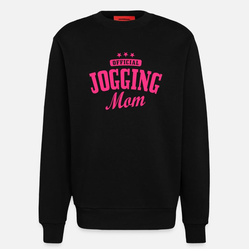 Offizielle Jogging-Mutter - Sweatshirt - made by SPREAD  - SOLID BLACK
