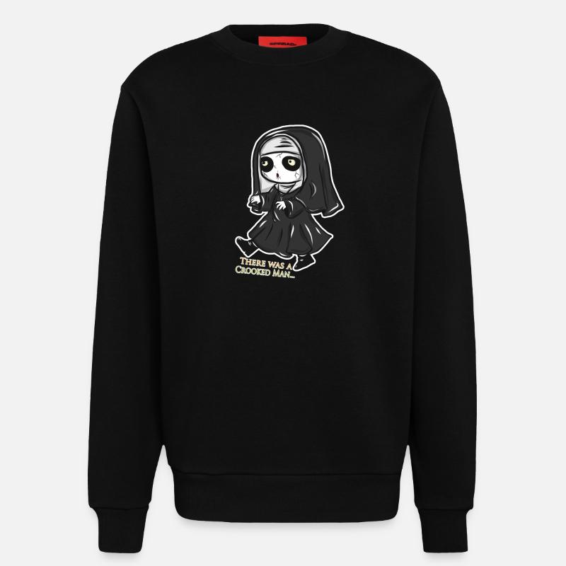 Valac Nonne Halloween Geschenk - Sweatshirt - made by SPREAD - SOLID BLACK