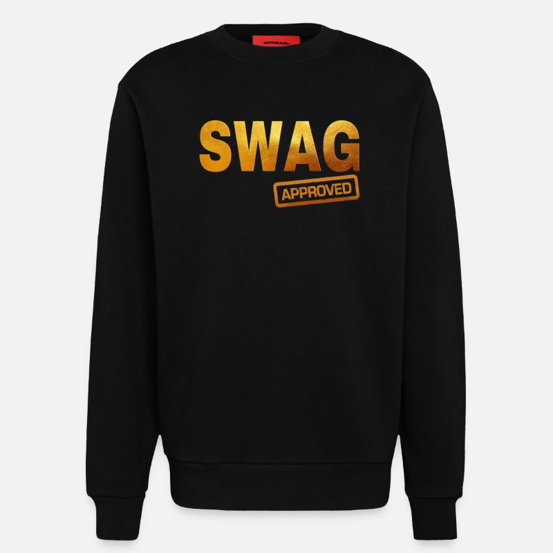 Bold Retro Typography Design - Sweatshirt - made by SPREAD  - SOLID BLACK